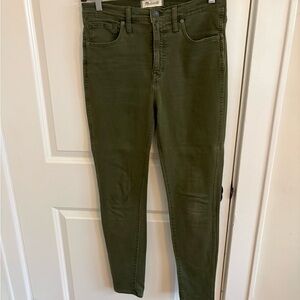 Madewell Women's Skinny Jeans in Olive